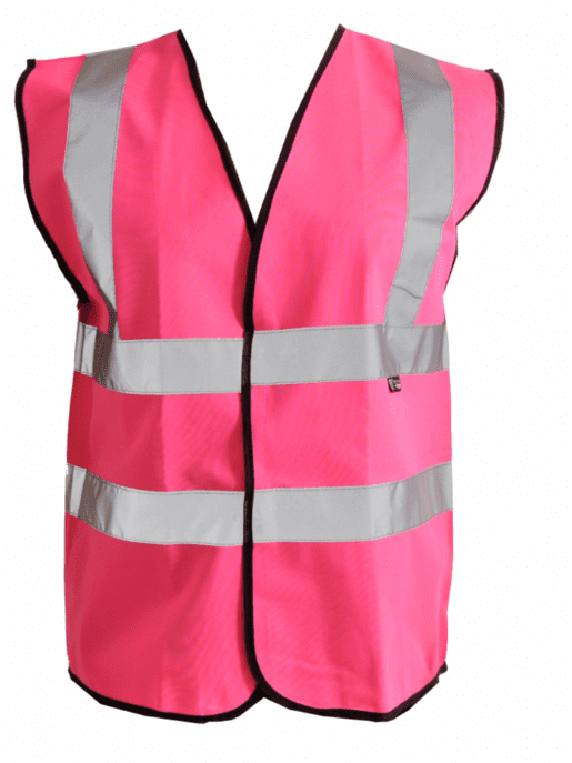 Corporate Wear Fluorescent Pink Vest